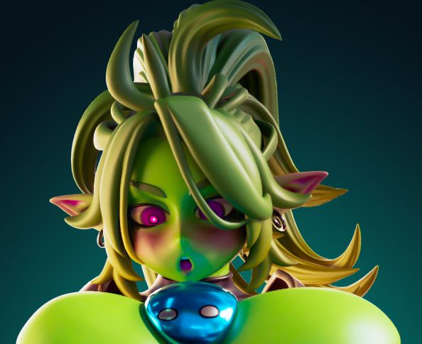 Figura Goblin Girl Big Boobs | Monster Girl Fanart autorstwa Officer Rhu SFW,NSFW,Futa 3d printed statue,3d printed,3d printed figure,Goblin Girl Statue,Monster Girl Statue,nsfw statue,futa statue,futa figurines,futanari figurines,futanari statue