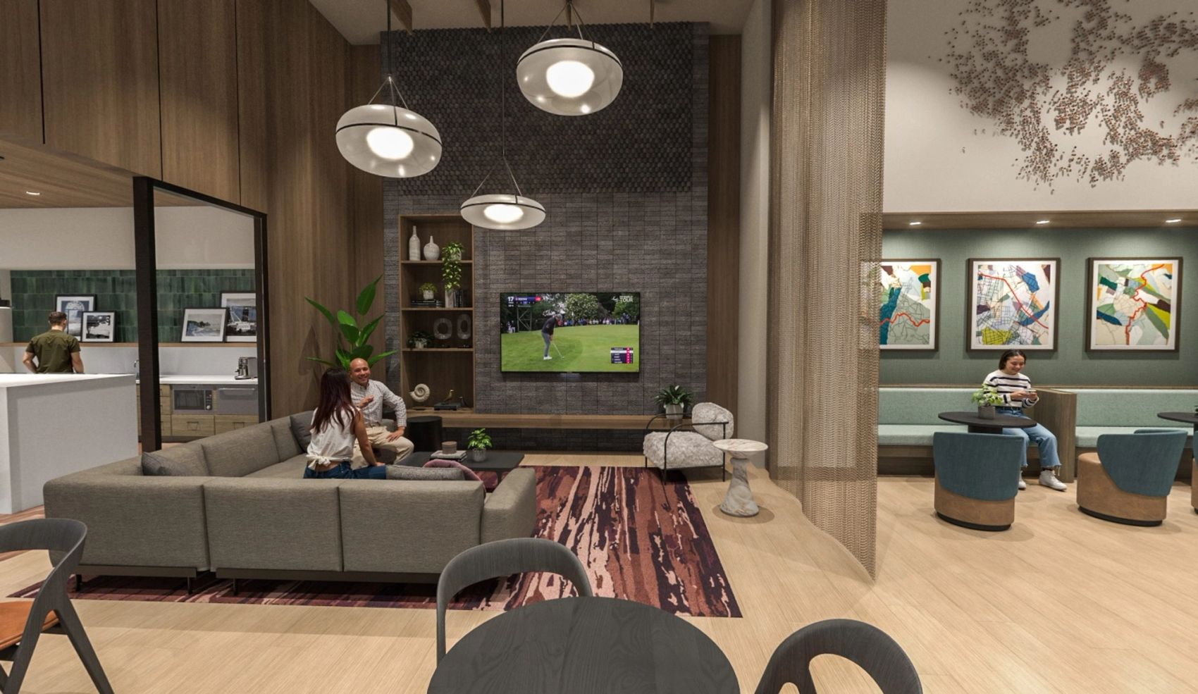A laid-back hangout with a spacious, comfy couch—ideal for relaxing solo or gathering with friends and family.