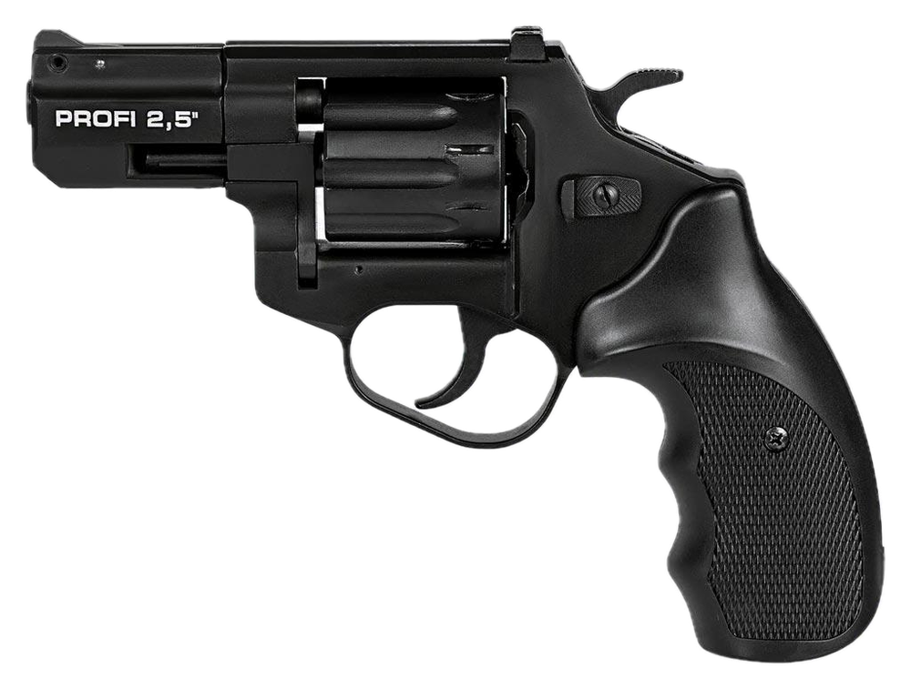 Револьвер під патрон Флобера Profi GEN2 2,5 (чорний  пластик)