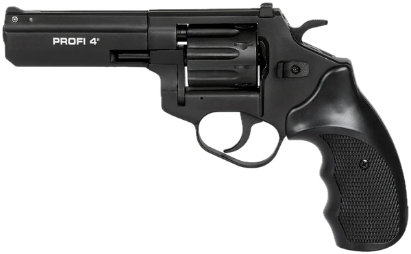 Револьвер під патрон Флобера Profi GEN2 4 (чорний пластик)