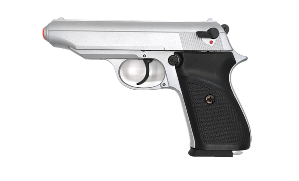 Стартовий пістолет SUR matte chrome (Walther PP)