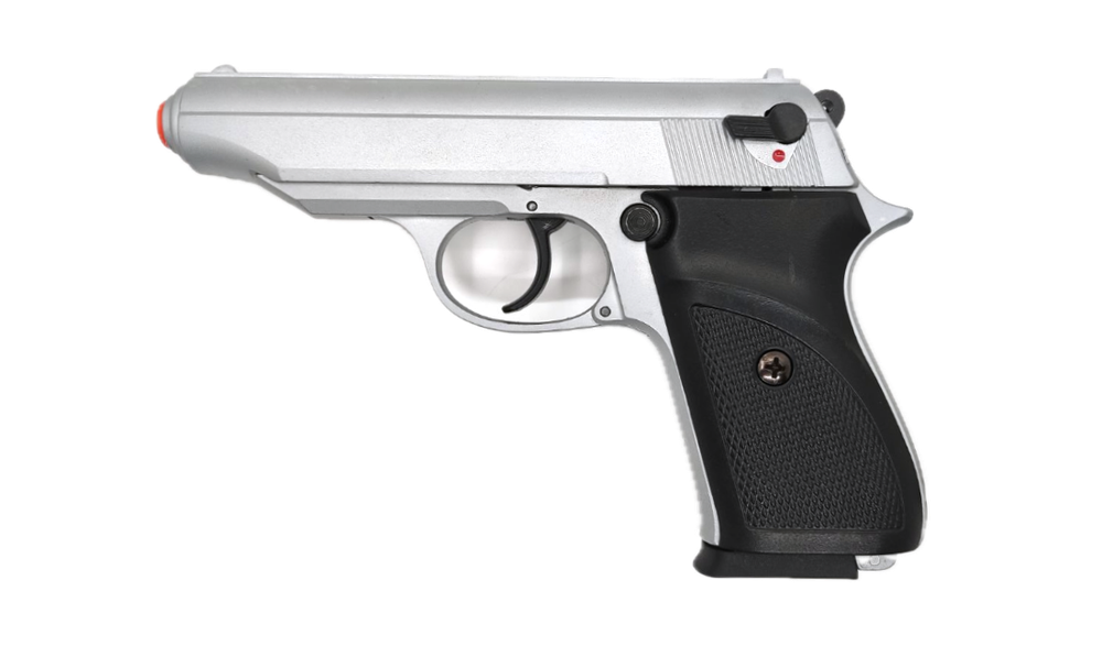 Стартовий пістолет SUR matte chrome (Walther PP)