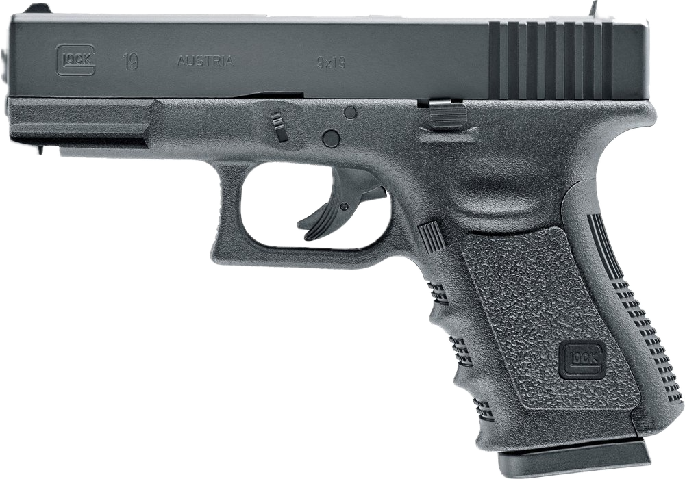 Пневматичний пістолет Glock 19 black