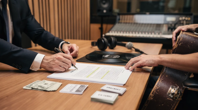 Record labels push for 360 rights because traditional income sources no longer cover the cost