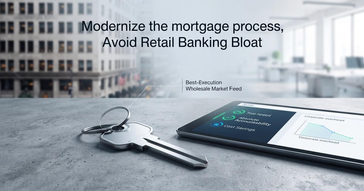 The True Cost of "Ancient" Banking: Why Wholesale Lending Wins on Rates and Zero Junk Fees