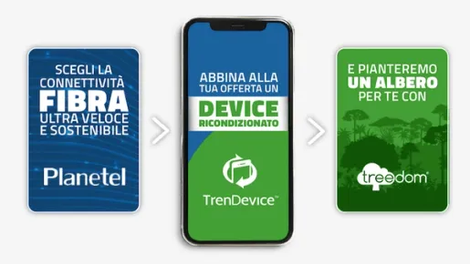 Fibra ottica e Device Ricondizionati: con Full Home Green la nuova offerta Fibra sostenibile di Planetel e TrenDevice.