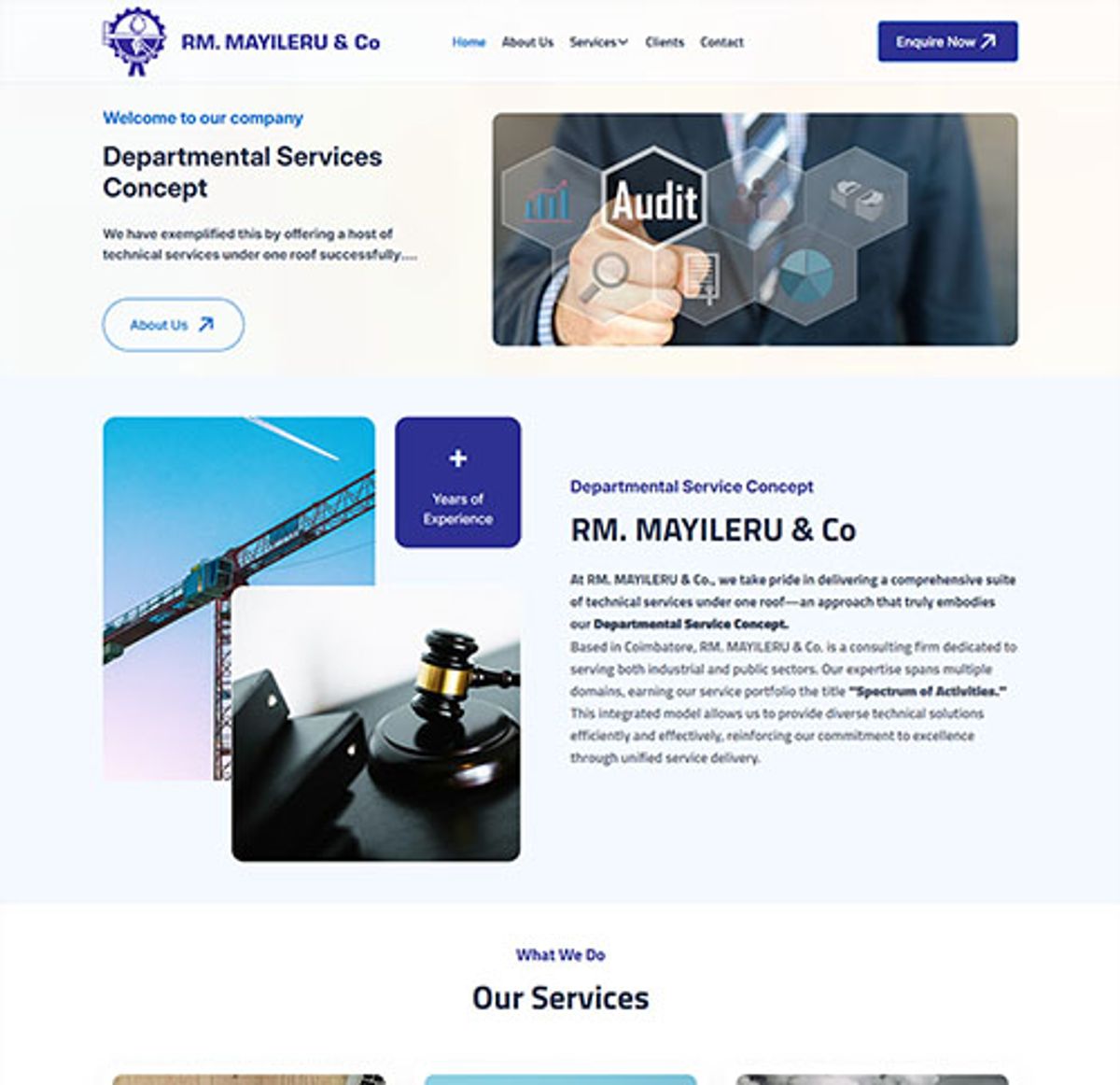 New Website Launch: RM. MAYILERU & Co