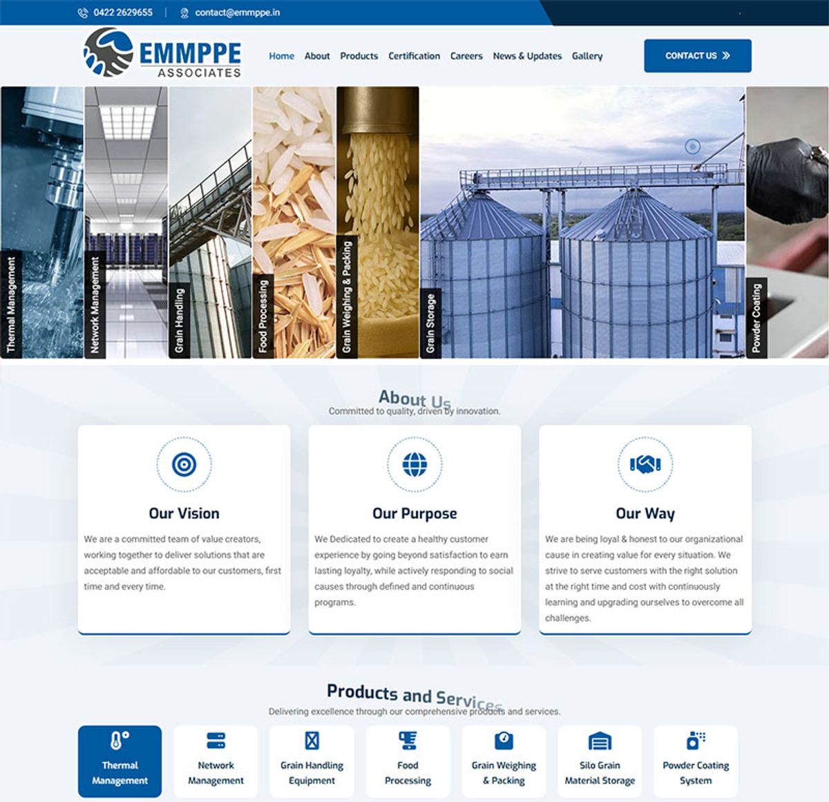 Website Launch Announcement: Emmppe Associates