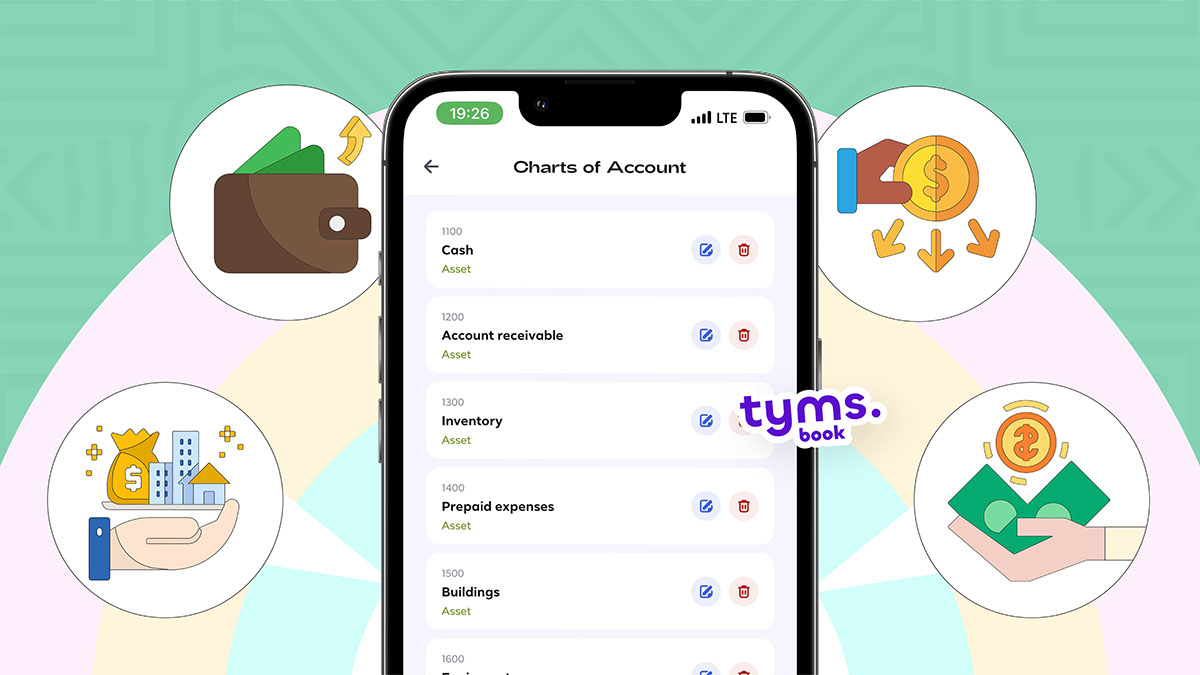 How to use the Chart of Accounts on Tyms