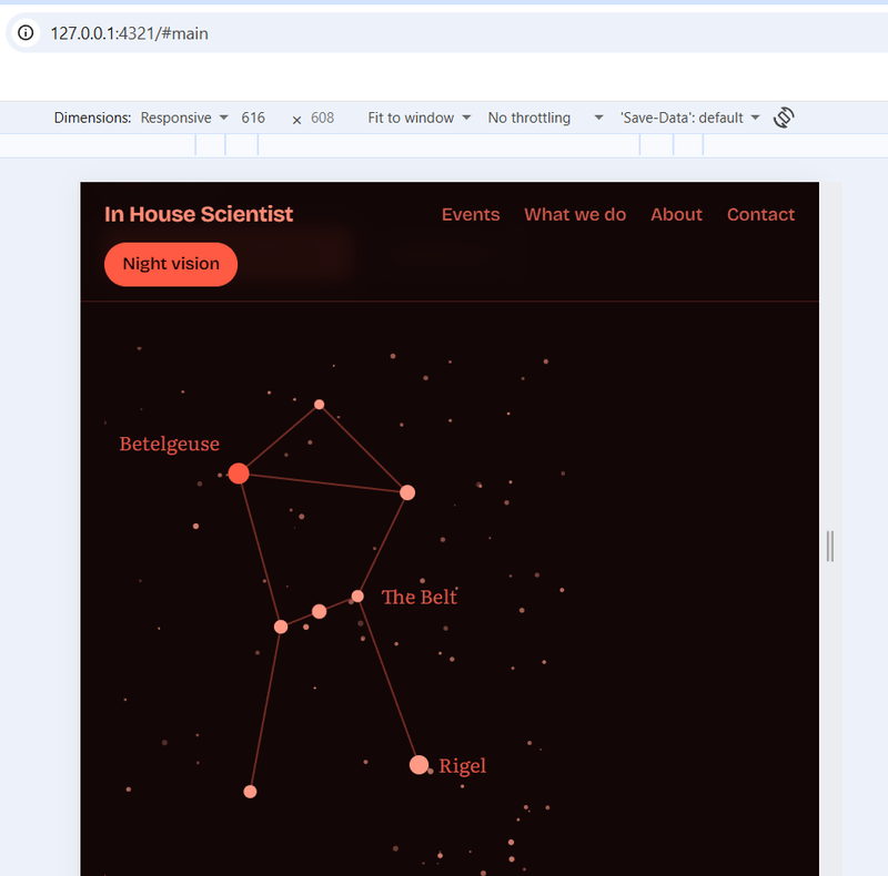 Orion belt