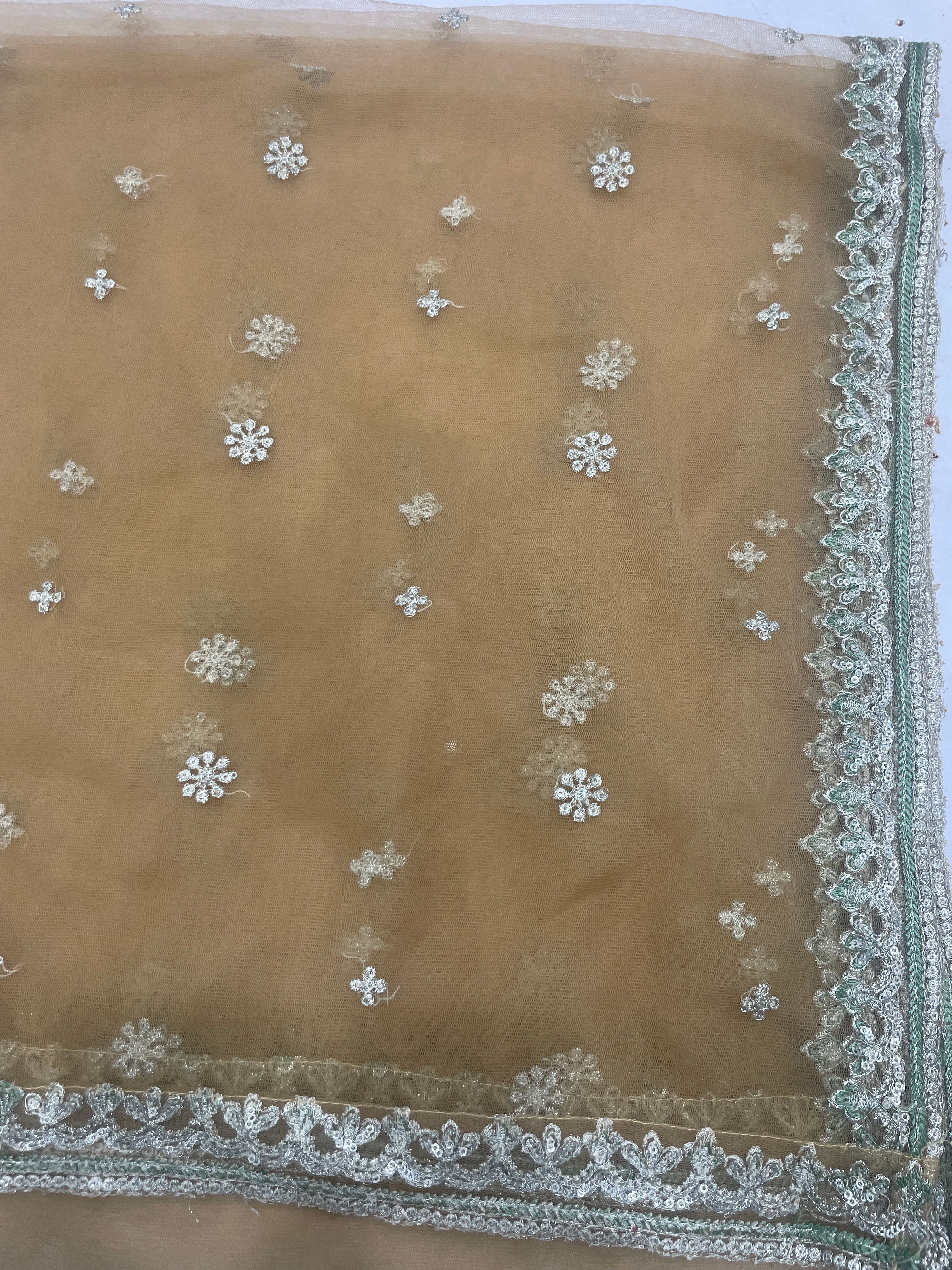 Soft net ready to wear branded duppatta 