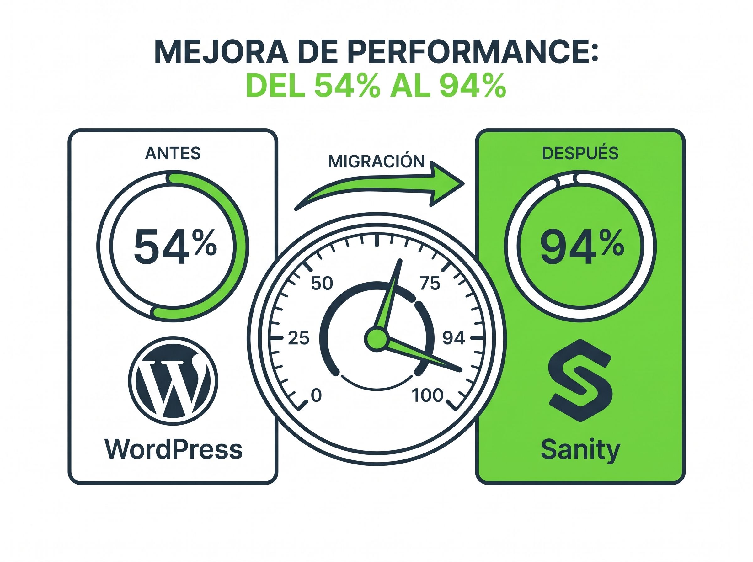 Migrar de Wordpress a Sanity - Impactos y Ahorros: caso Madremonte