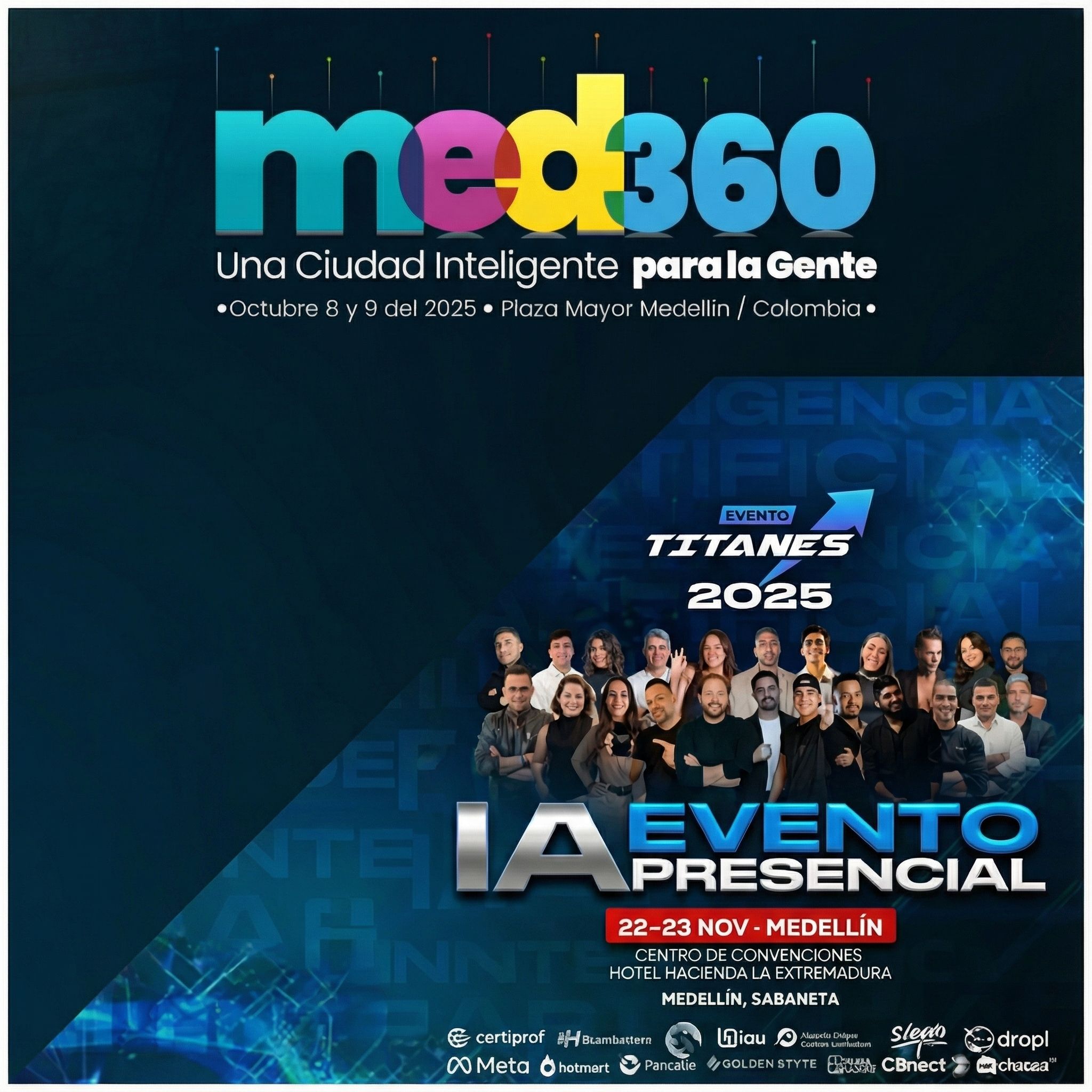 Medellin habla de IA en gobiernos y empredimiento digital. 