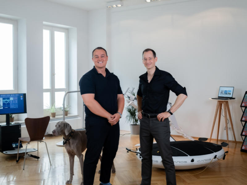 Julian Reich und Johannes Scholl ICAROS