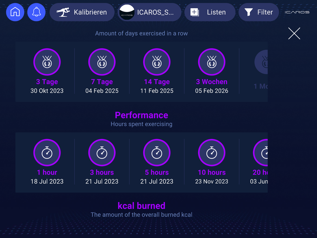 ICAROS App Screenshot 11