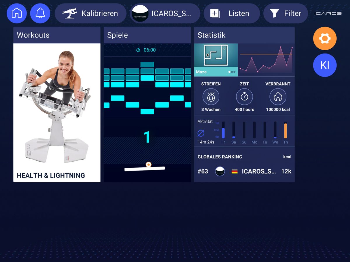 ICAROS App Screenshot 12