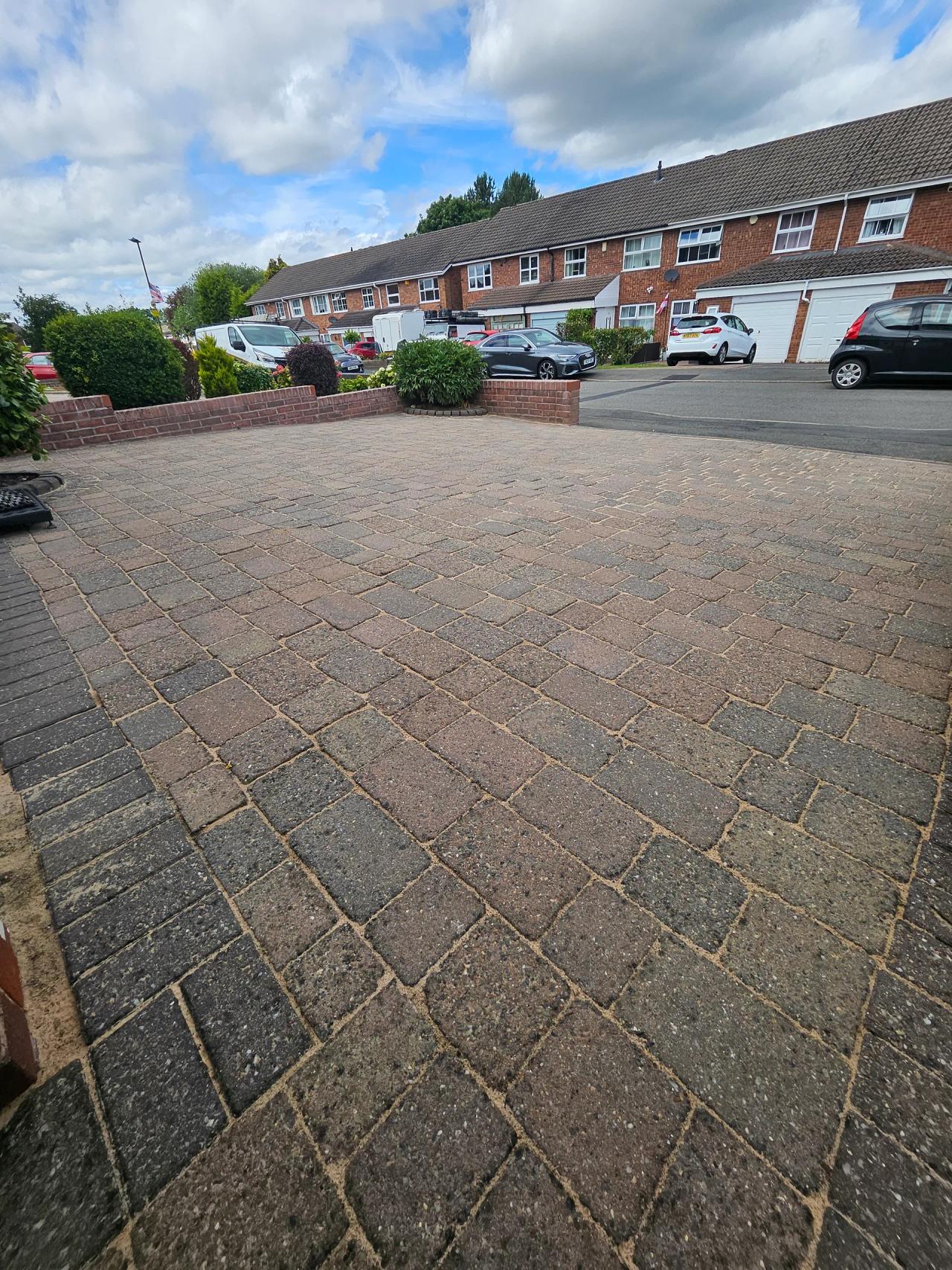 Driveway and patio restoration in Kidderminster
