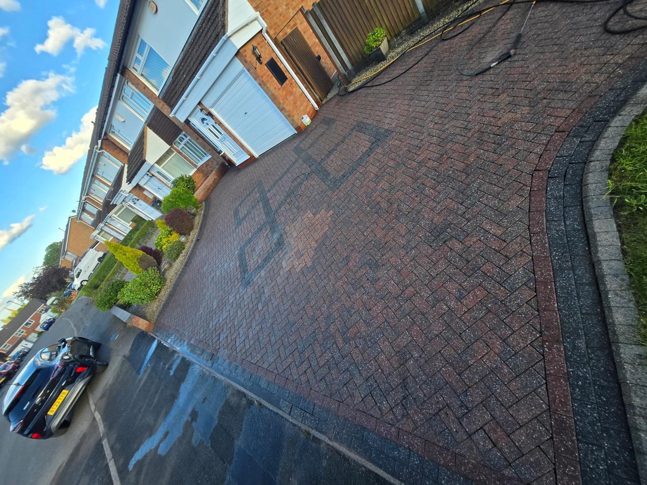 Driveway and patio restoration in Kidderminster