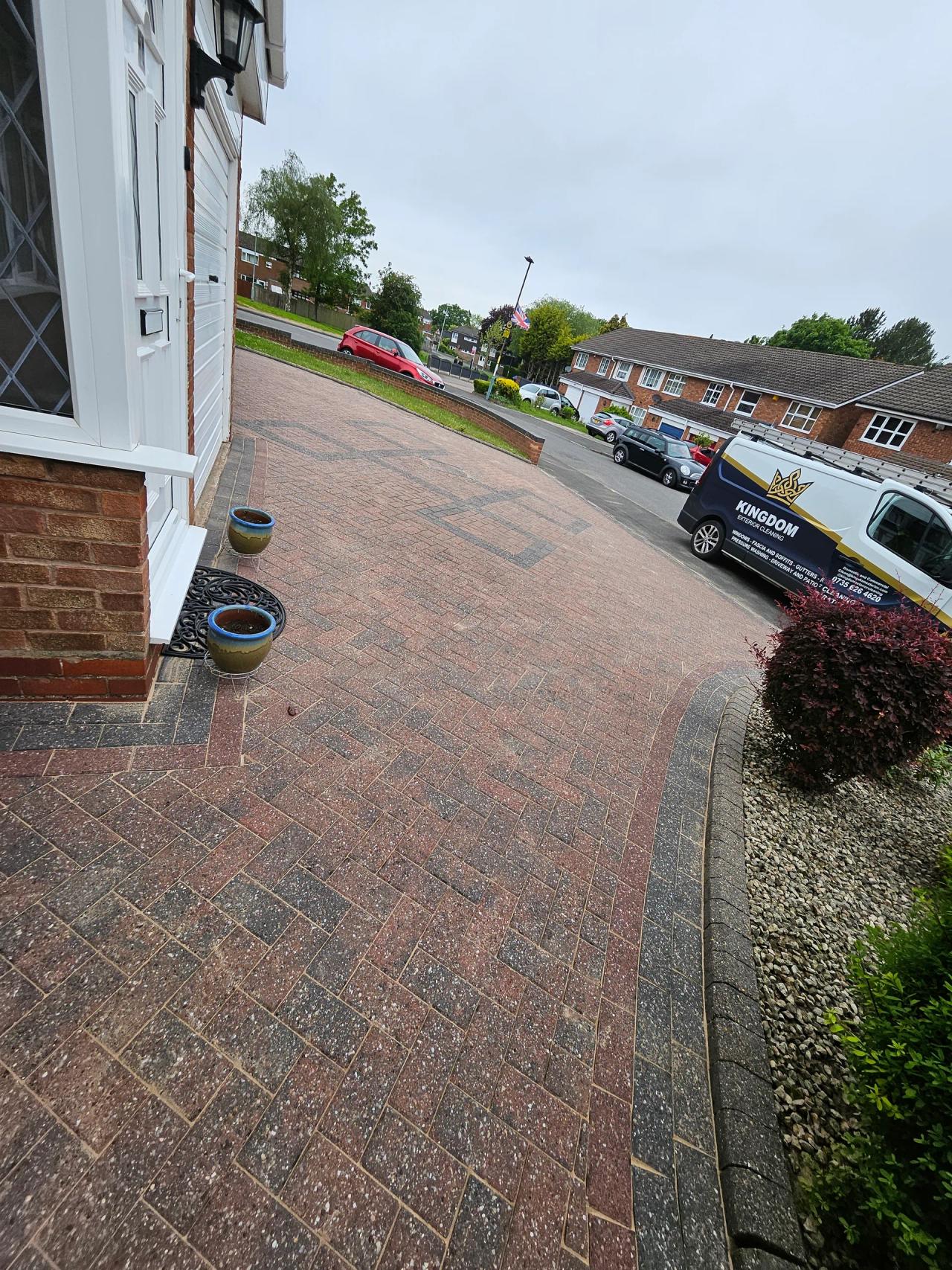 Driveway and patio restoration in Kidderminster