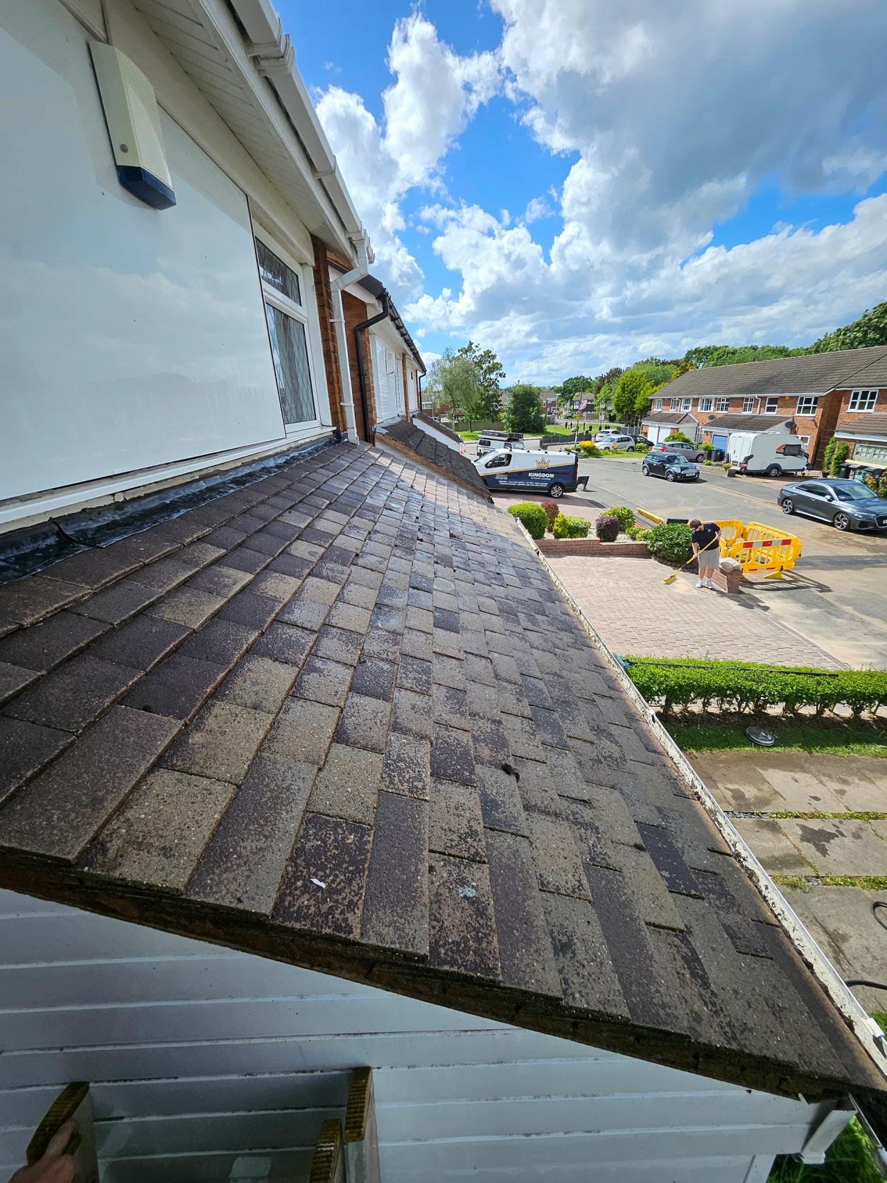 Roof cleaning in Kidderminster