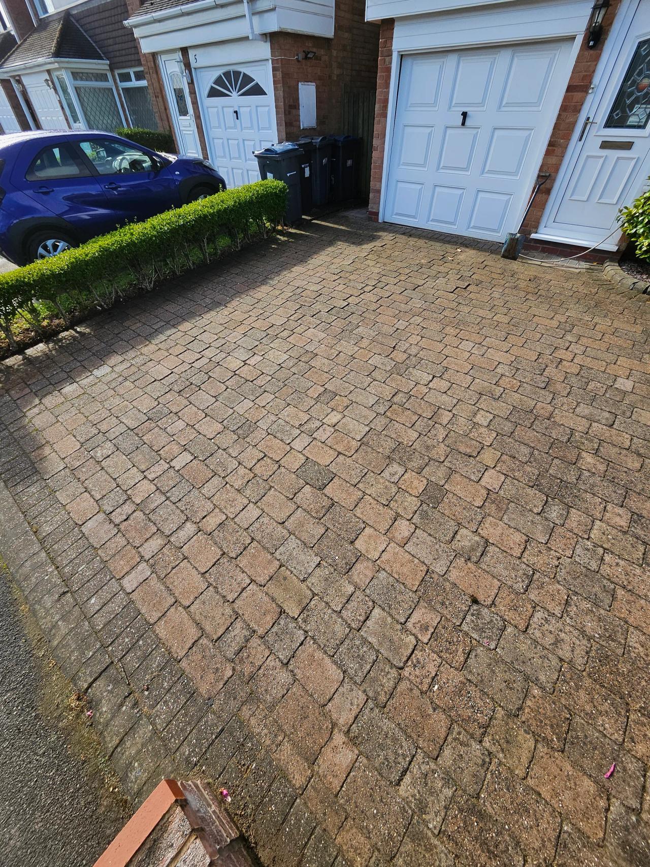 Driveway and patio restoration in Kidderminster