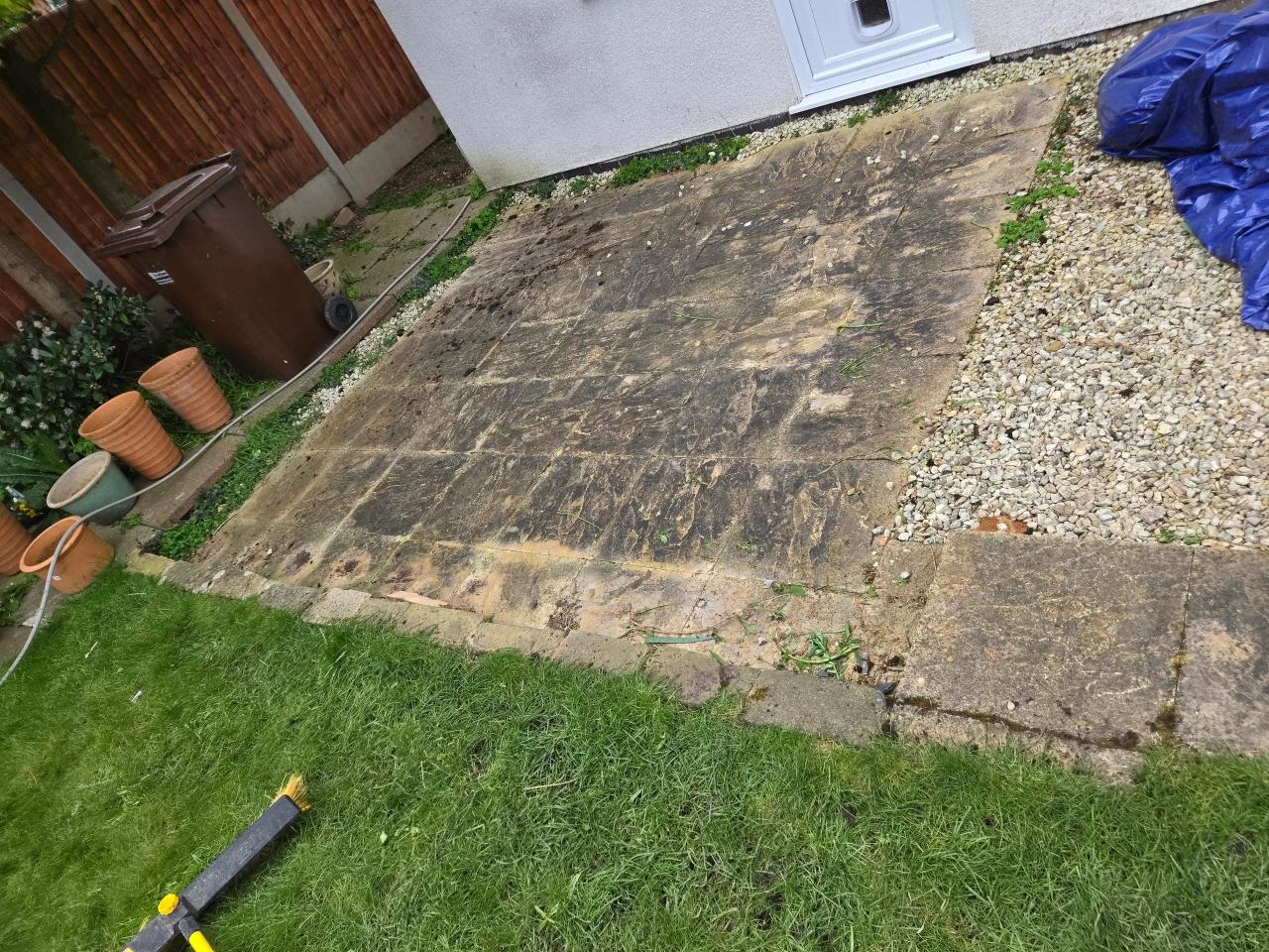 Driveway and patio restoration in Kidderminster