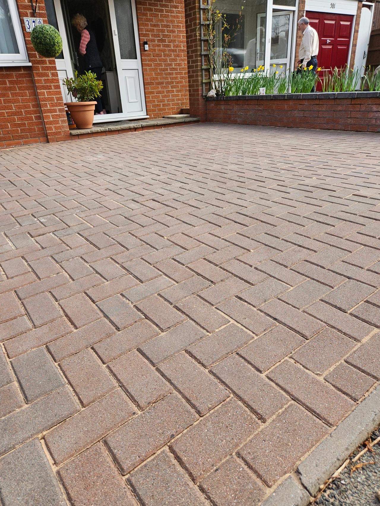 Driveway and patio restoration in Kidderminster