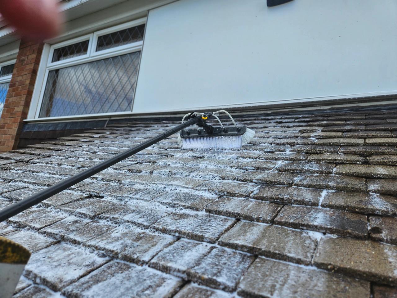 Roof cleaning in Kidderminster