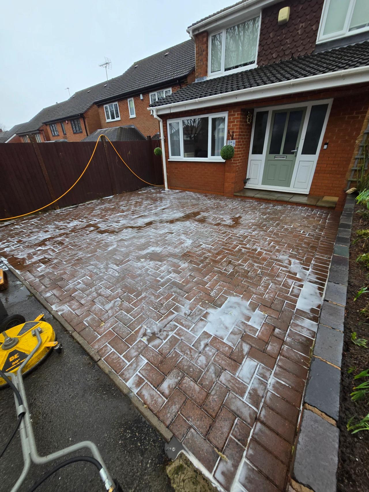 Driveway and patio restoration in Kidderminster