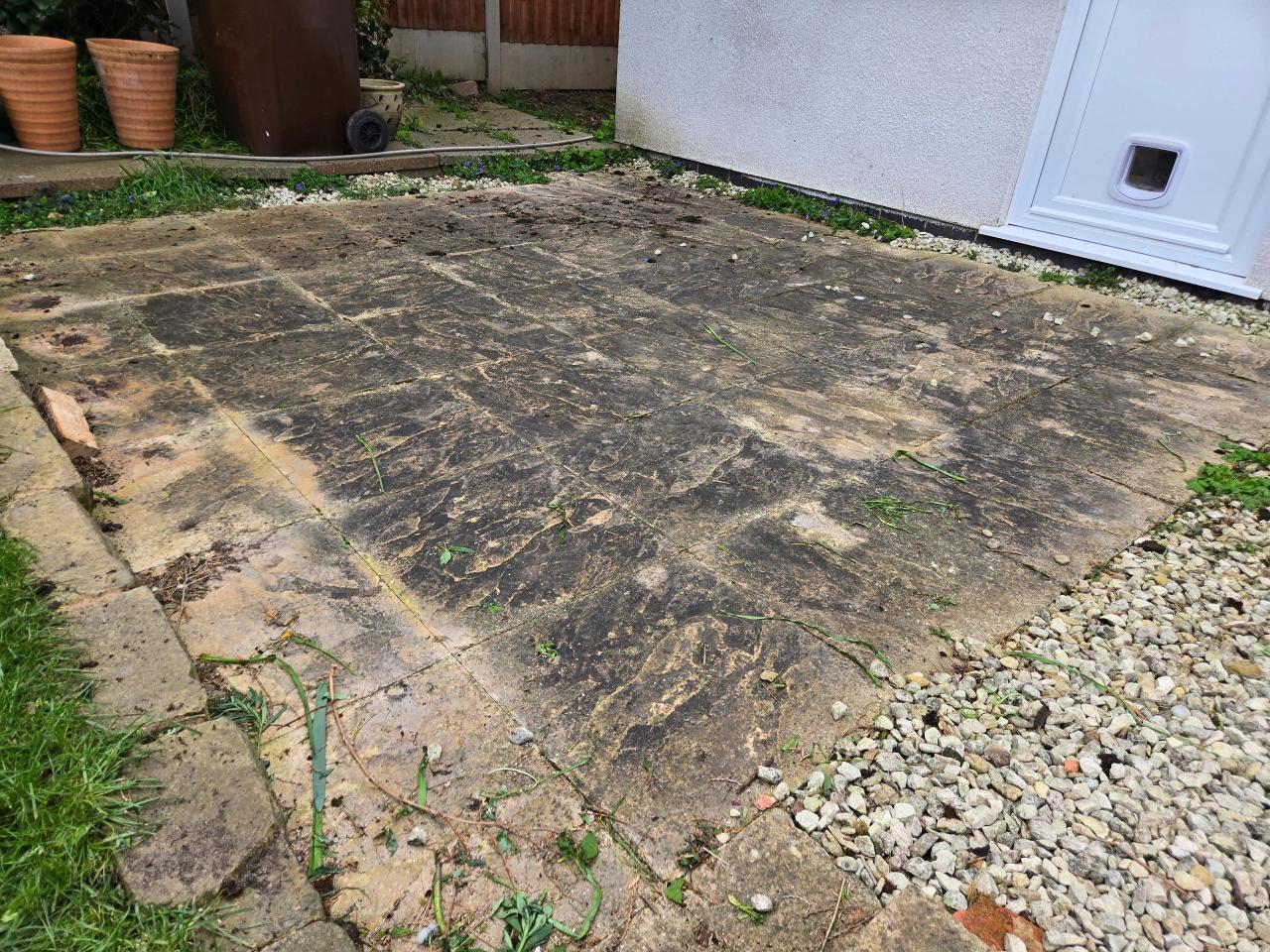 Driveway and patio restoration in Kidderminster
