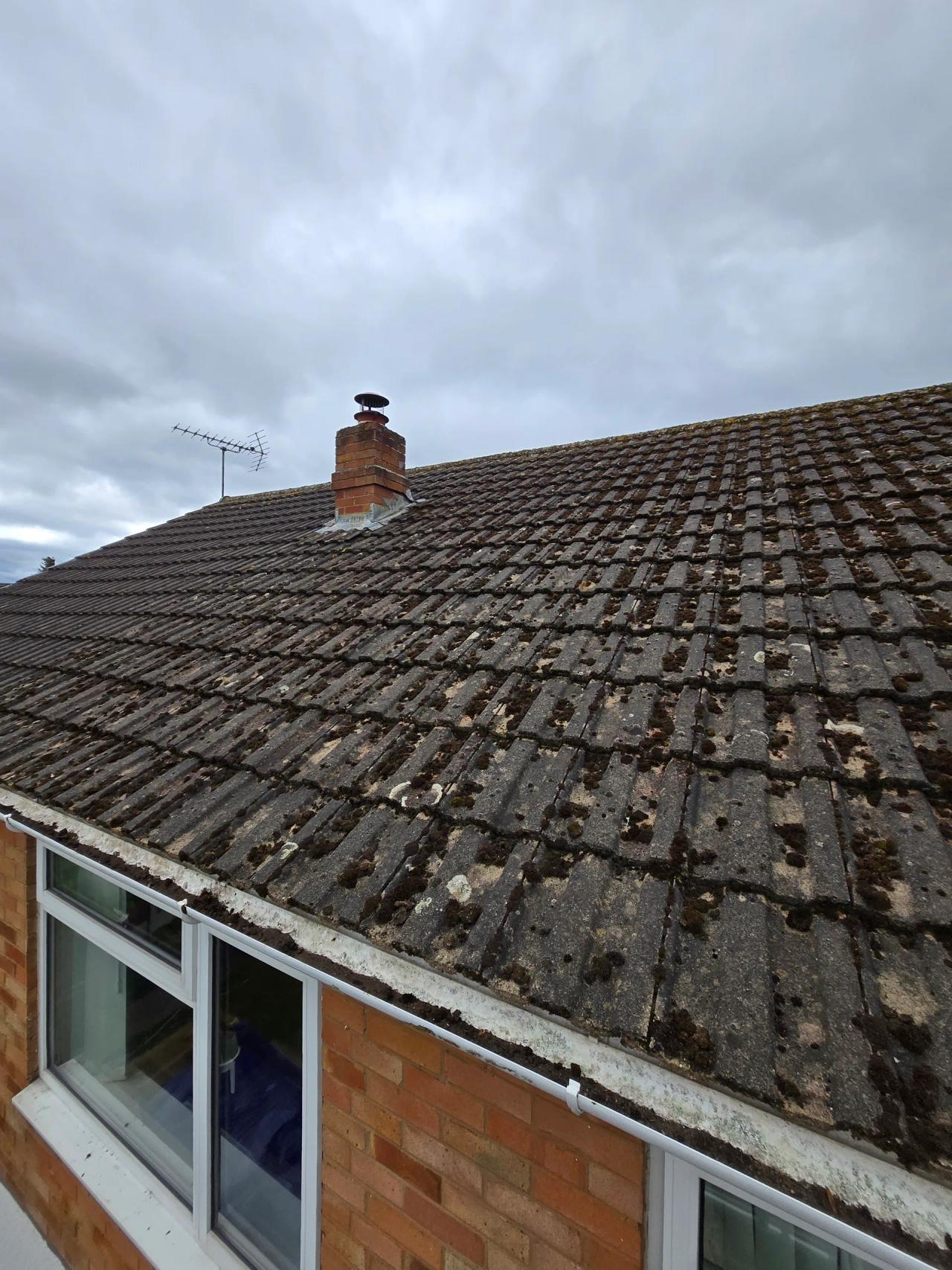 Roof cleaning in Kidderminster