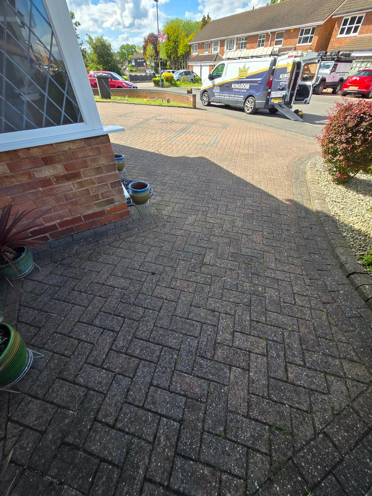 Driveway and patio restoration in Kidderminster