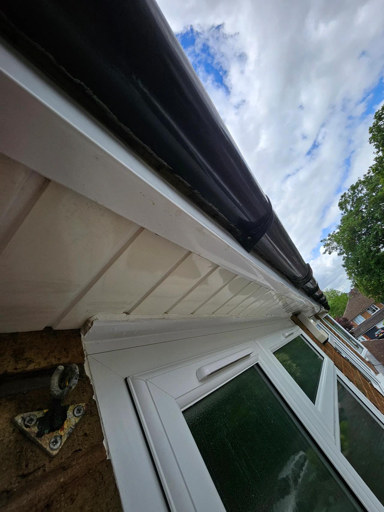 Fascia and soffit cleaning in Kidderminster