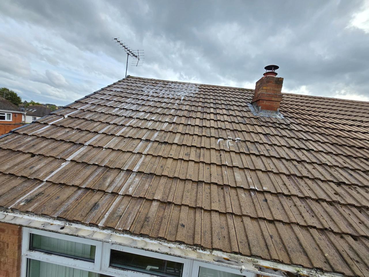 Roof cleaning in Kidderminster