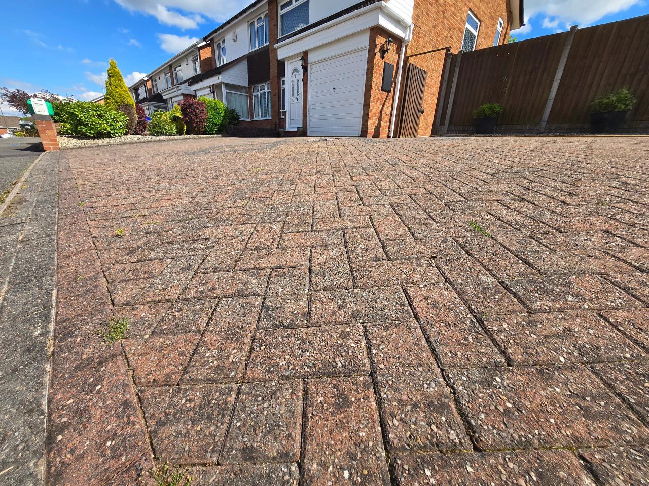 Driveway and patio restoration in Kidderminster