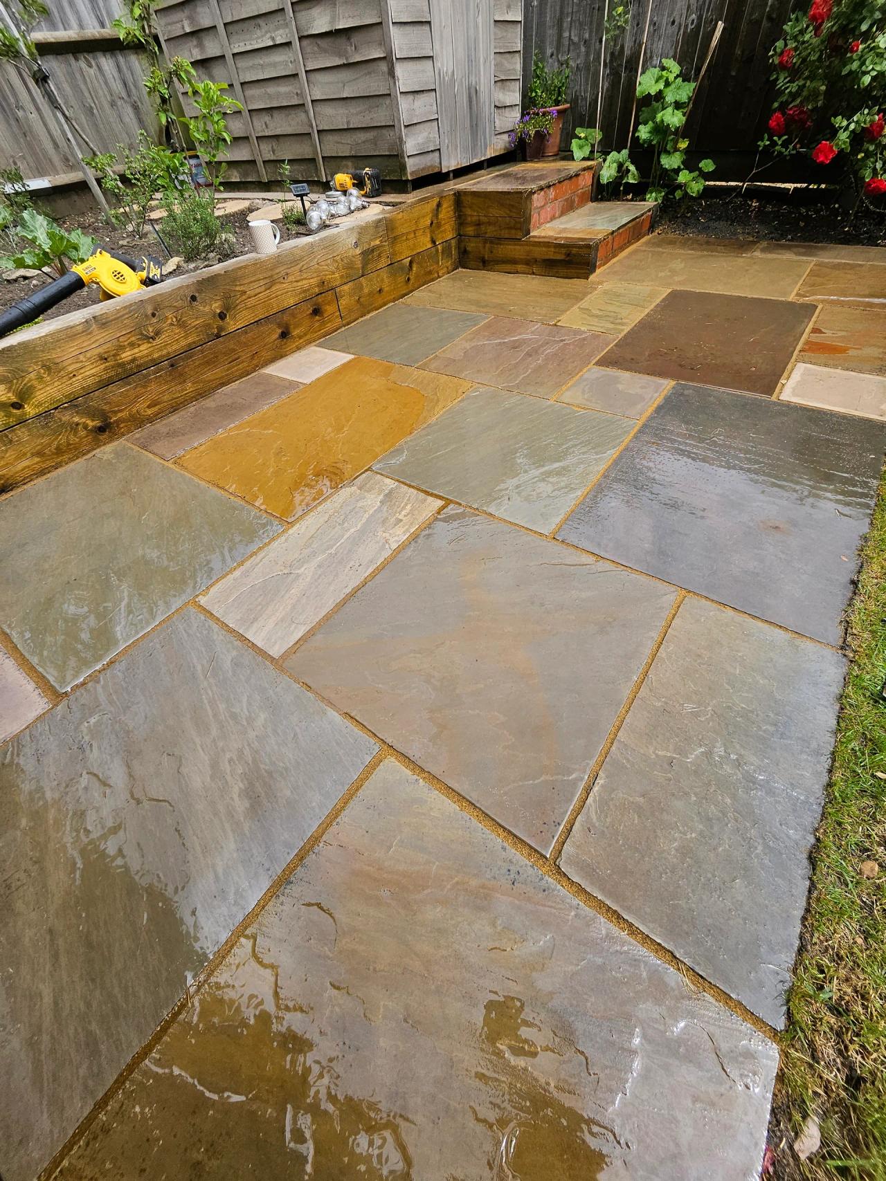 Driveway and patio restoration in Kidderminster