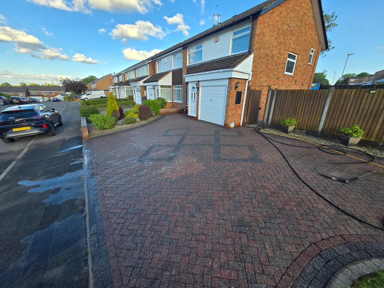 Driveway and patio restoration in Kidderminster