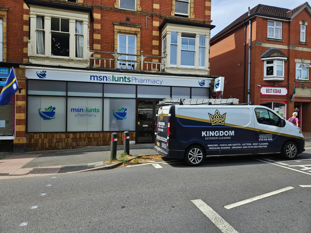 Commercial exterior cleaning in Kidderminster