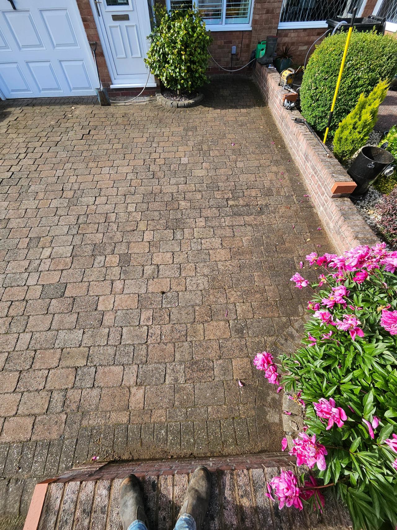Driveway and patio restoration in Kidderminster