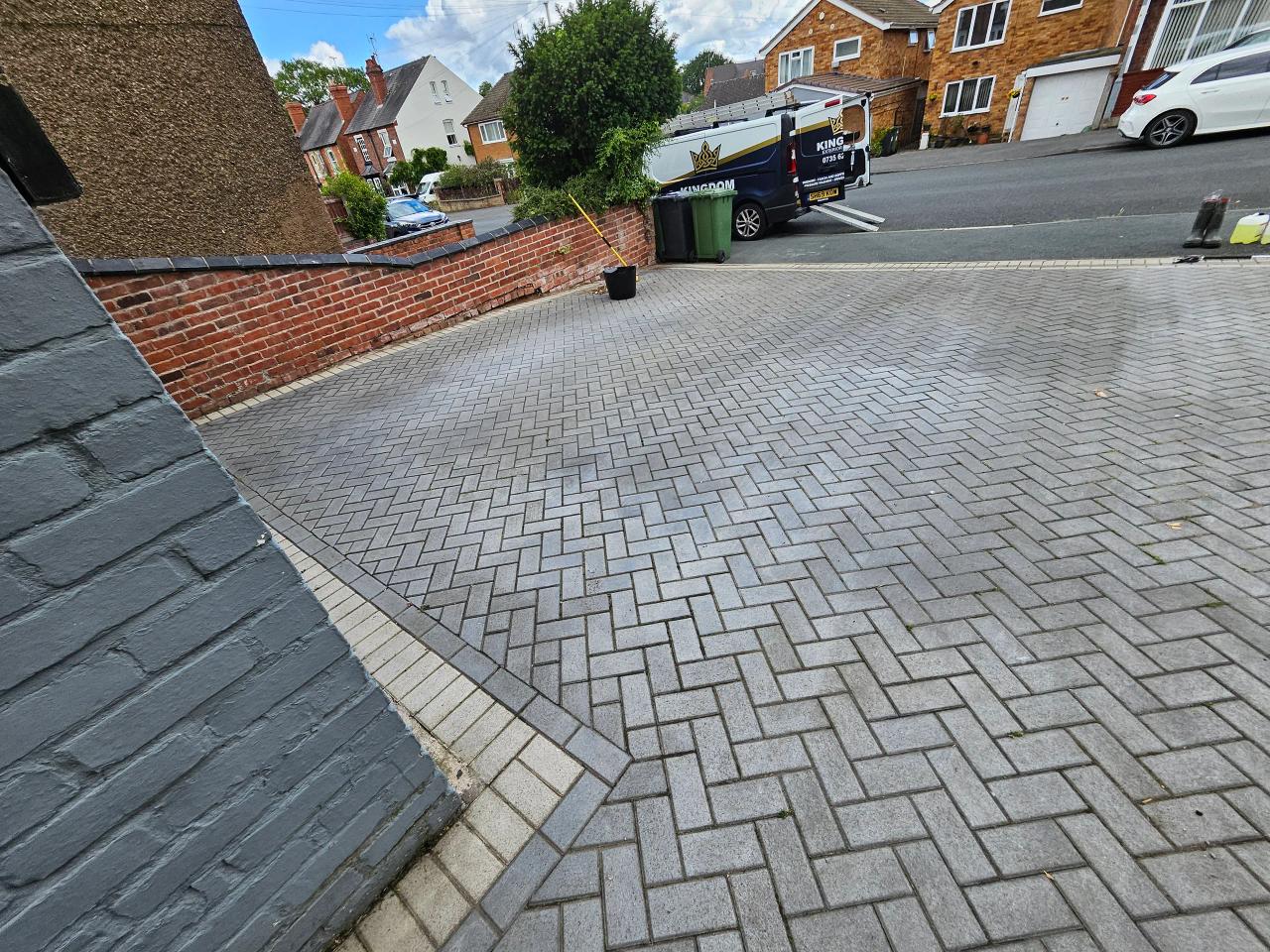 Driveway and patio restoration in Kidderminster