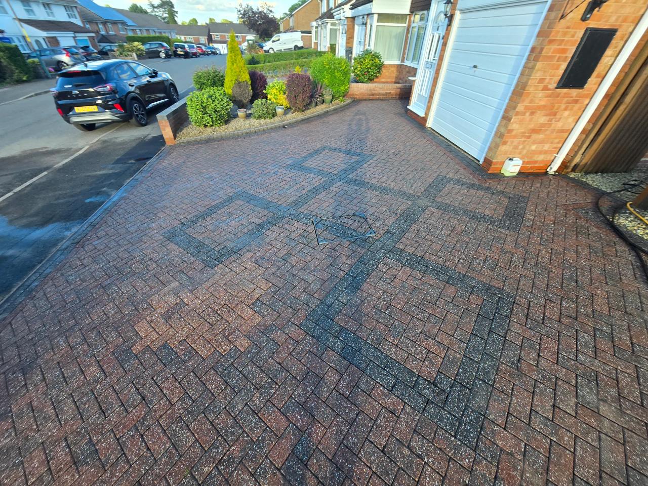 Driveway and patio restoration in Kidderminster