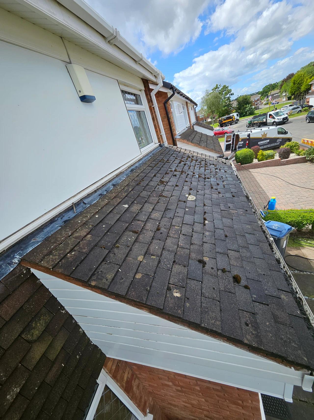 Roof cleaning in Kidderminster