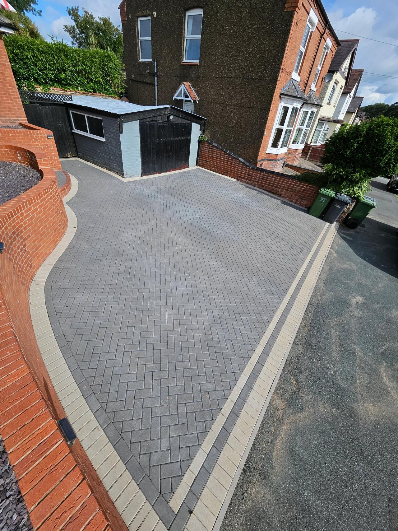 Driveway and patio restoration in Kidderminster