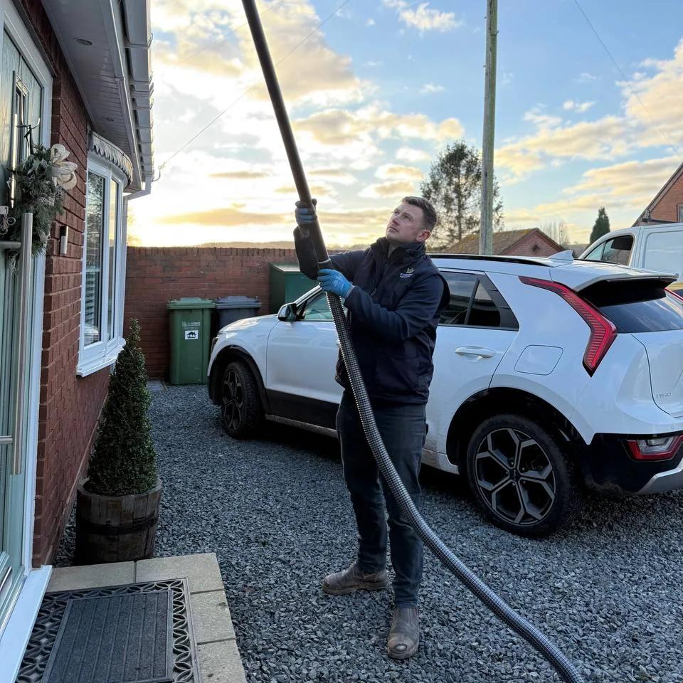 The owner on the job