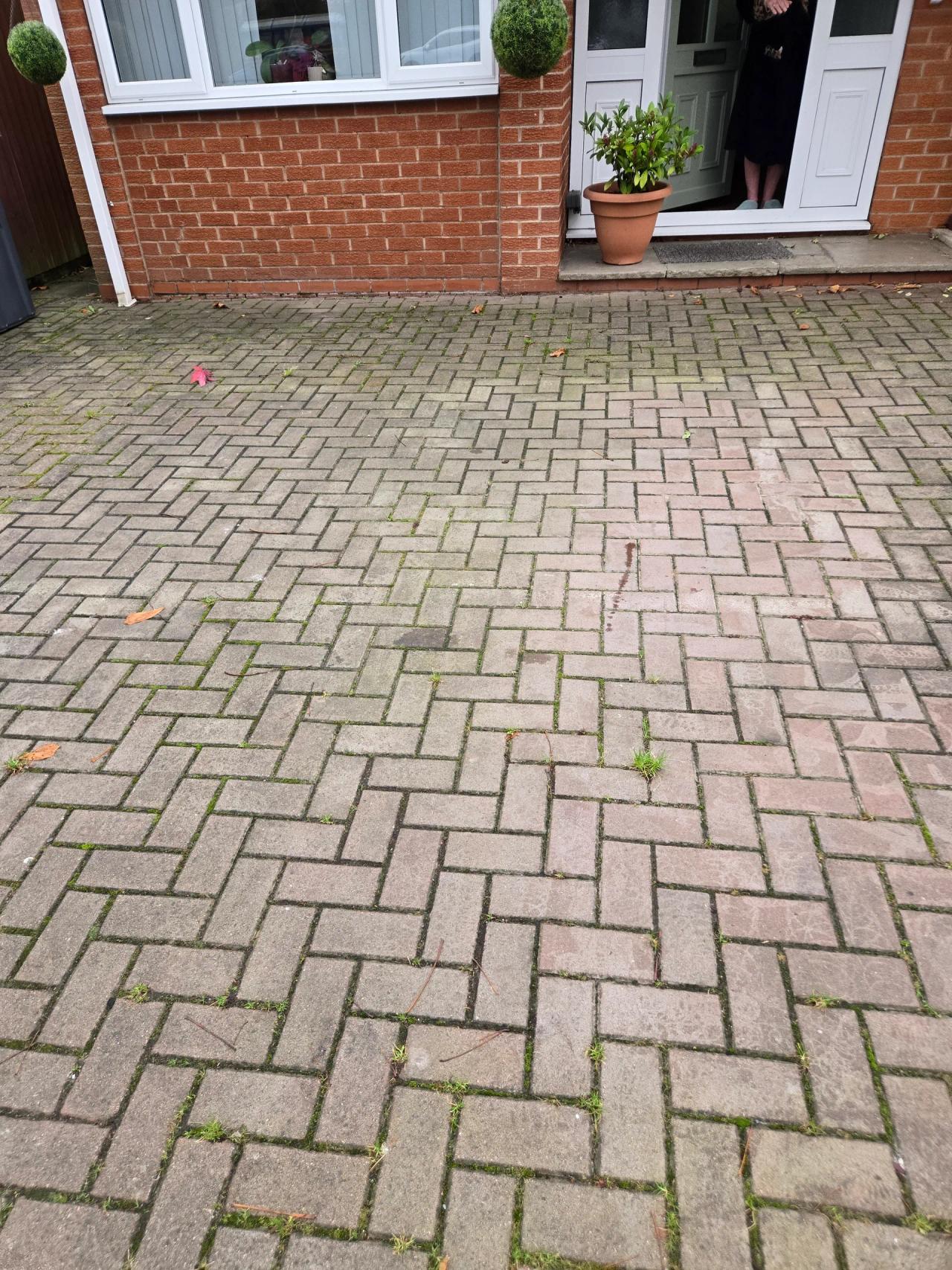 Driveway and patio restoration in Kidderminster