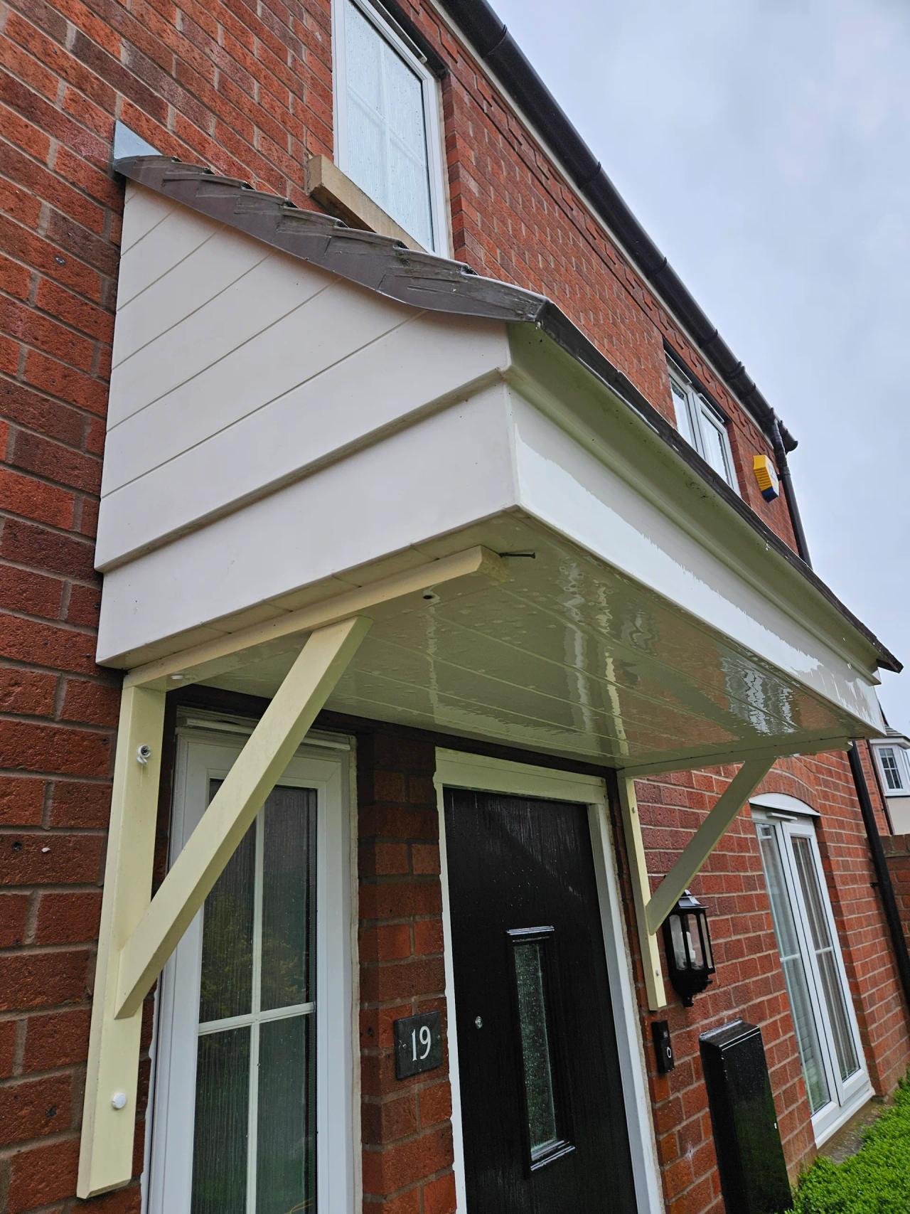 Fascia and soffit cleaning in Kidderminster