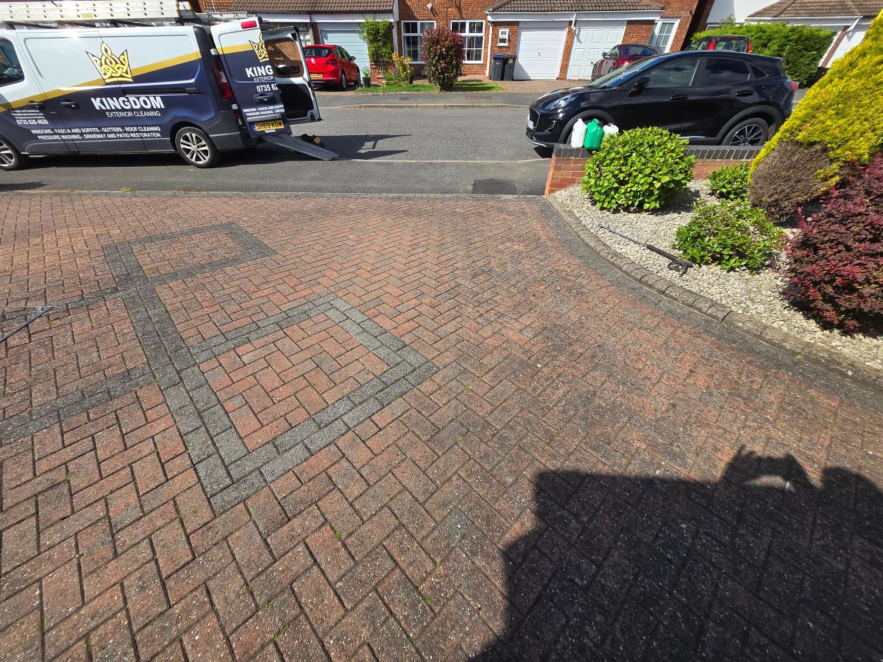 Driveway and patio restoration in Kidderminster