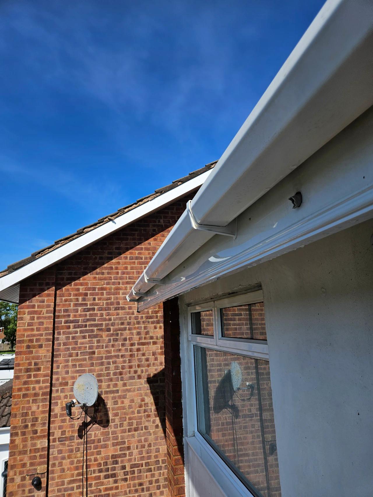 Fascia and soffit cleaning in Kidderminster