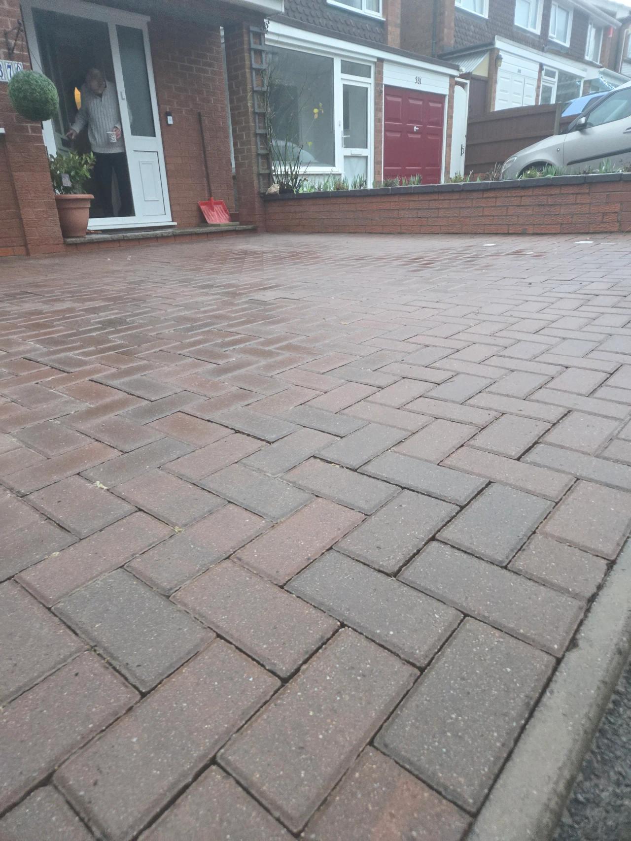 Driveway and patio restoration in Kidderminster