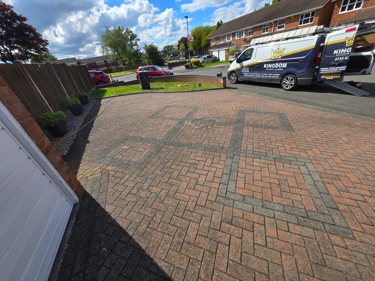 Driveway and patio restoration in Kidderminster